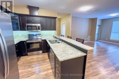 306 - 2799 St. Paul Avenue, Niagara Falls (Stamford), ON - Indoor Photo Showing Kitchen With Stainless Steel Kitchen With Double Sink With Upgraded Kitchen
