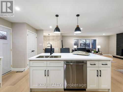 6921 Avila Road, Mississauga, ON - Indoor Photo Showing Kitchen With Double Sink