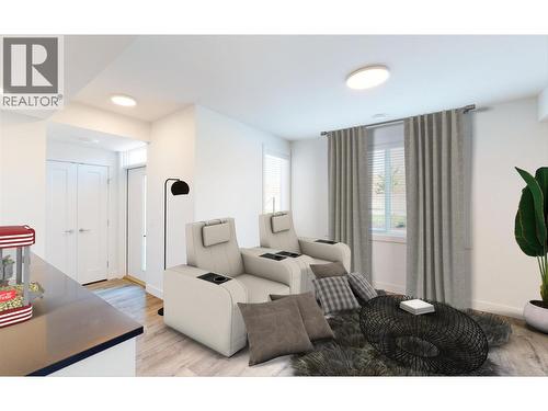 Virtual Staging - Lower Floor - Movie Room - 610 Academy Way Unit# 114, Kelowna, BC - Indoor