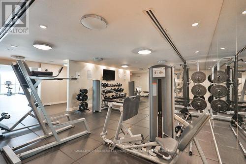 1111 - 225 Webb Drive, Mississauga, ON - Indoor Photo Showing Gym Room