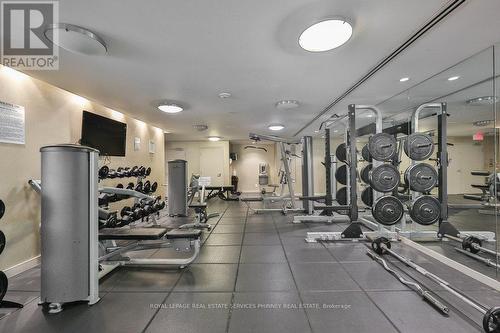 1111 - 225 Webb Drive, Mississauga, ON - Indoor Photo Showing Gym Room