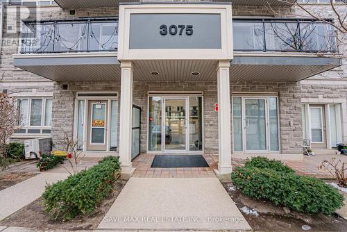 213 - 3075 Thomas Street, Mississauga, ON - Outdoor With Balcony With Facade