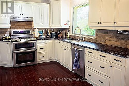 1856 Sherbrooke Street W, Cavan Monaghan (Cavan-Monaghan), ON - Indoor Photo Showing Kitchen With Double Sink