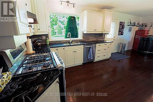 1856 Sherbrooke Street W, Cavan Monaghan (Cavan-Monaghan), ON - Indoor Photo Showing Kitchen With Double Sink