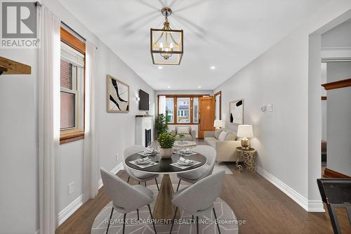 VIRTUALLY STAGED - 266 Wexford Avenue S, Hamilton, ON - Indoor Photo Showing Dining Room