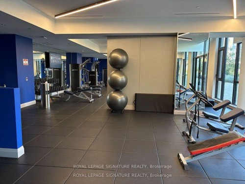 109-293 The Kingsway N/A, Toronto, ON - Indoor Photo Showing Gym Room