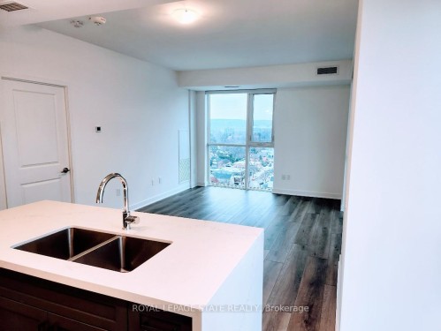1202-2007 James Street, Burlington, ON - Indoor Photo Showing Kitchen With Double Sink