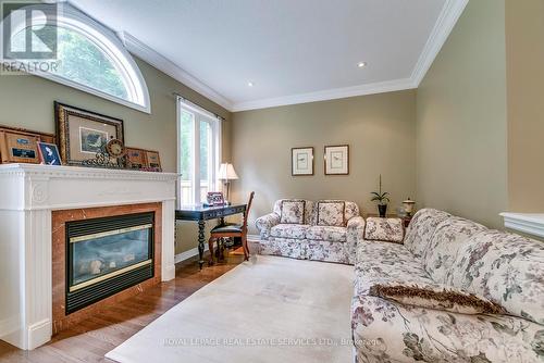 157 Creek Path Avenue, Oakville, ON - Indoor Photo Showing Living Room With Fireplace
