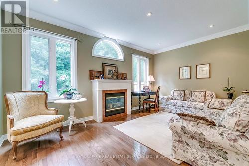157 Creek Path Avenue, Oakville, ON - Indoor Photo Showing Living Room With Fireplace