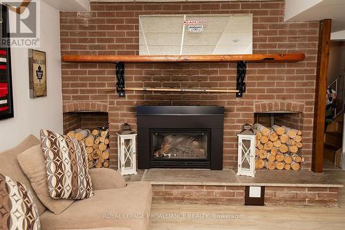 31 Nobes Road, Quinte West (Sidney Ward), ON - Indoor Photo Showing Living Room With Fireplace
