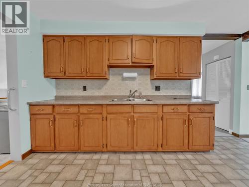 1255 Mayfair Avenue, Lasalle, ON - Indoor Photo Showing Kitchen With Double Sink