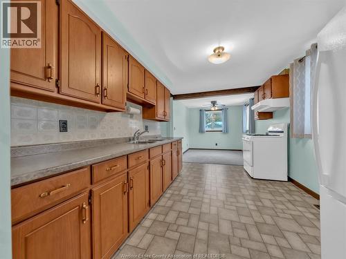 1255 Mayfair Avenue, Lasalle, ON - Indoor Photo Showing Kitchen With Double Sink