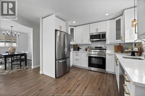 2978 Conservation Drive, Windsor, ON - Indoor Photo Showing Kitchen With Stainless Steel Kitchen With Upgraded Kitchen