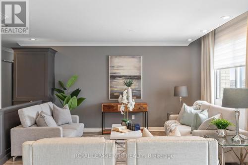 1202 - 15 Towering Heights Boulevard, St. Catharines (Glendale/Glenridge), ON - Indoor Photo Showing Living Room