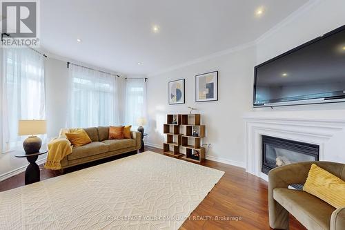 10 Auburndale Drive, Vaughan, ON - Indoor Photo Showing Living Room With Fireplace