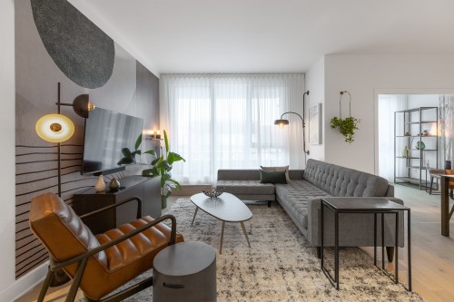 Living Room - 1209-200 Rue Marie-Charles-Le Moyne, Longueuil (Le Vieux-Longueuil), QC - Indoor Photo Showing Living Room