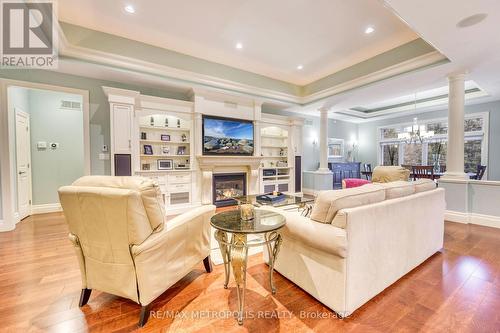 1221 Mike Weir Drive, Sarnia, ON - Indoor Photo Showing Living Room With Fireplace