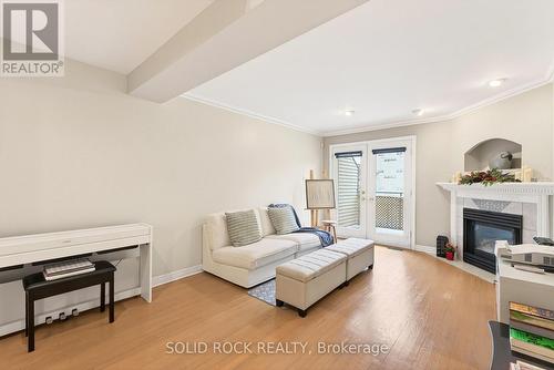 Potlights - 395 Mackay Street, Ottawa, ON - Indoor Photo Showing Living Room With Fireplace