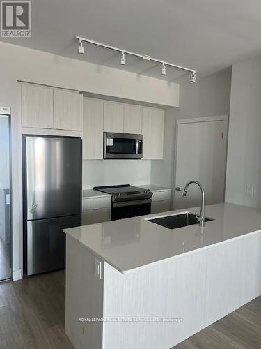 4801 - 430 Square One Drive, Mississauga, ON - Indoor Photo Showing Kitchen With Stainless Steel Kitchen With Upgraded Kitchen