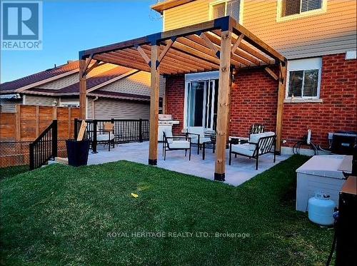 New Back yard Patio and BBQ area - 542 Garbutt Terrace, Peterborough (Northcrest Ward 5), ON - Outdoor With Deck Patio Veranda With Exterior