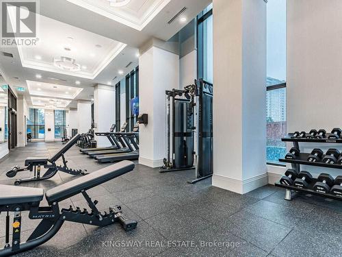 2105 - 30 Elm Drive, Mississauga, ON - Indoor Photo Showing Gym Room
