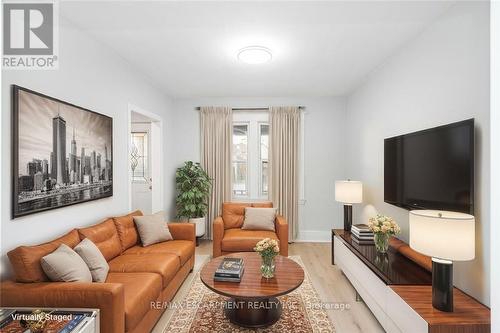 VIRTUALLY STAGED - 8 Leeds Street, Hamilton, ON - Indoor Photo Showing Living Room