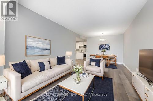 Modern style virtual enhancement - 901 - 200 Bay Street, Ottawa, ON - Indoor Photo Showing Living Room
