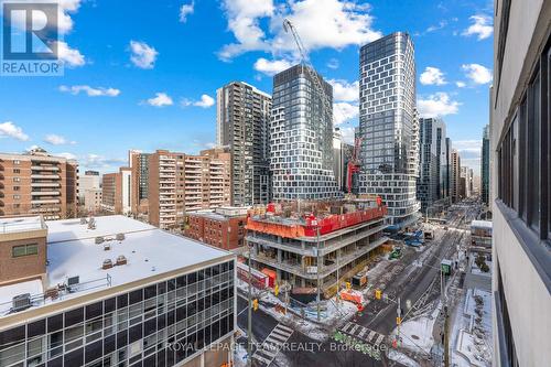 Eastern view from balcony - 901 - 200 Bay Street, Ottawa, ON - Outdoor With Facade