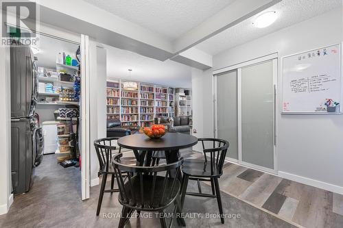 Kitchen opens to Laundry space ORIGINAL PHOTO - 901 - 200 Bay Street, Ottawa, ON - Indoor Photo Showing Dining Room