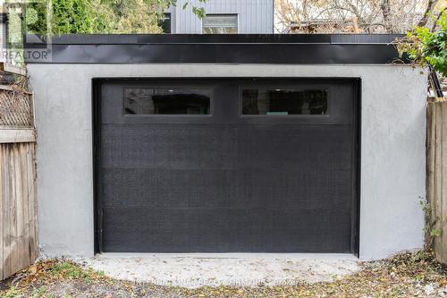 Detached finished Garage potlights, drywall - 46 Morse Street, Toronto, ON - Outdoor