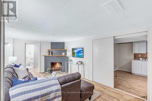 7 Midland Avenue, Toronto (Cliffcrest), ON - Indoor Photo Showing Living Room With Fireplace