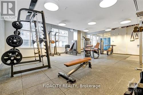 216 - 105 Champagne Avenue S, Ottawa, ON - Indoor Photo Showing Gym Room