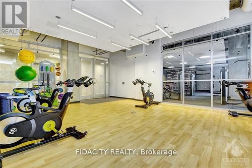 1119 - 105 Champagne Avenue S, Ottawa, ON - Indoor Photo Showing Gym Room