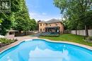 5103 Royal Mills Court, Mississauga, ON  - Outdoor With In Ground Pool With Deck Patio Veranda With Backyard 