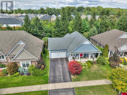 gorgeous tree lined private back yard - 32 Sunrise Court, Fort Erie (Ridgeway), ON - Outdoor