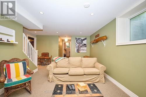 Rec room in the basement with pot lights - 32 Sunrise Court, Fort Erie (Ridgeway), ON - Indoor