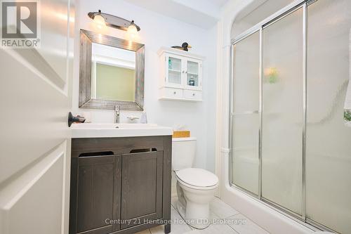 3 pc bathroom in the basement with separate shower - 32 Sunrise Court, Fort Erie (Ridgeway), ON - Indoor Photo Showing Bathroom