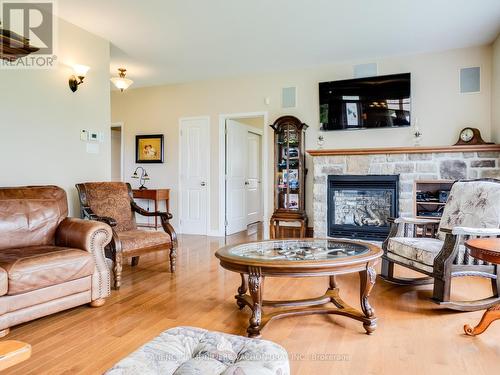 18668 Concession 2 Road, North Glengarry, ON - Indoor Photo Showing Living Room With Fireplace