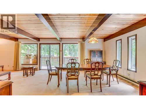 58 Walker Road, Enderby, BC - Indoor Photo Showing Dining Room