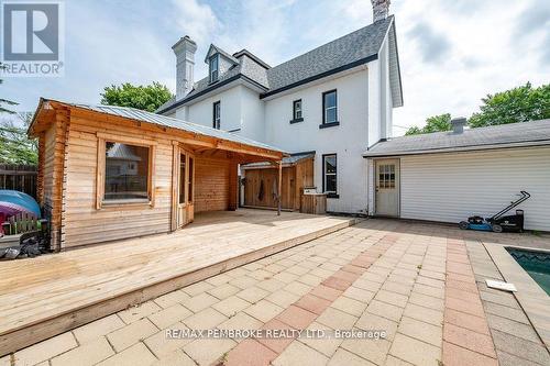 502 Mary Street, Pembroke, ON - Outdoor With Deck Patio Veranda With Exterior
