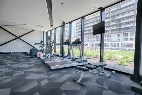 Salle d'exercice - 508-235 Rue Peel, Montréal (Le Sud-Ouest), QC - Indoor Photo Showing Gym Room