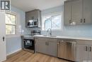 801 Argyle Street, Regina, SK  - Indoor Photo Showing Kitchen With Double Sink 