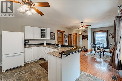 96 Emilie Street, Brantford, ON - Indoor Photo Showing Kitchen With Double Sink