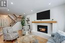 113 Oneida Place, Kitchener, ON  - Indoor Photo Showing Living Room With Fireplace 