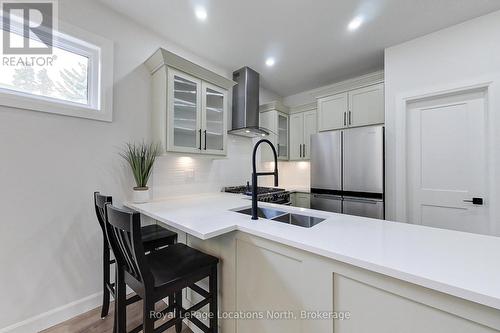 145 Boucher Street E, Meaford, ON - Indoor Photo Showing Kitchen With Double Sink With Upgraded Kitchen