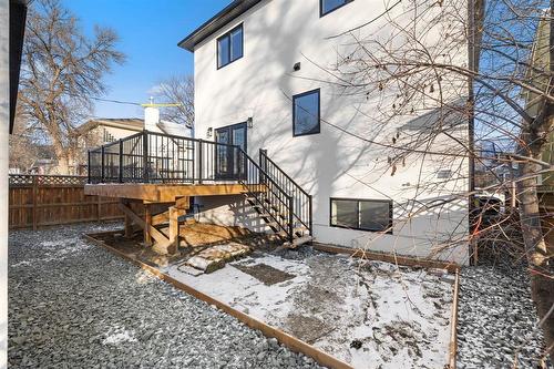345 Beaverbrook Street, Winnipeg, MB - Outdoor With Deck Patio Veranda
