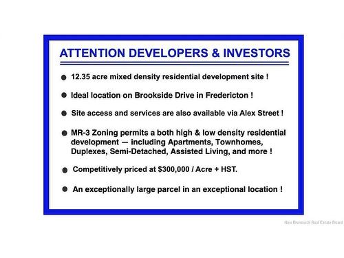 893-935 Brookside Dr, Fredericton, NB 