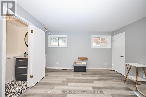 Rec Room in the basement with windows - 15 Malkin Avenue, Fort Erie (Lakeshore), ON - Indoor Photo Showing Other Room