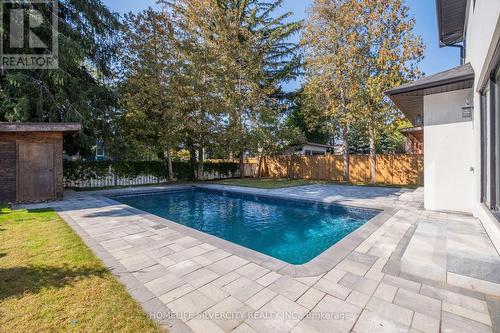 1610 Kenmuir Avenue, Mississauga, ON - Outdoor With In Ground Pool