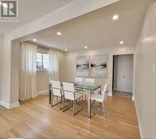 Dining Room Staged - 973 Eiffel Avenue, Ottawa, ON - Indoor Photo Showing Dining Room